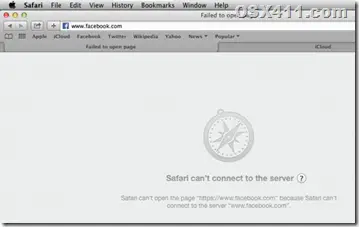 blocked facebook in Mac